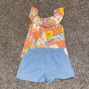 Lot of 18 months Carters baby girl clothes.